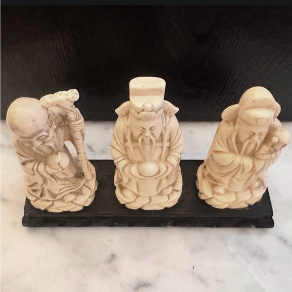 Chinese Gods of Fu Lu Shou figurine - Picture 6 of 12